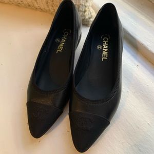 Black Chanel Flats